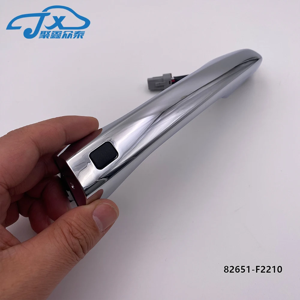 Для Hyundai Elantra 16-20 передняя левая/правая хромированная дверная ручка с умным ключом