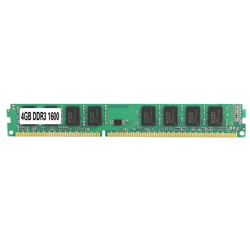 

DDR3 4G RAM Memory 1600Mhz 240 Pin Desktop Memory Bar Compatible With 1333Mhz Small Board Single-Sided 8 Particles