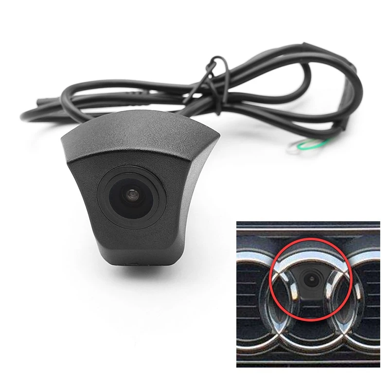 

CCD HD Night Vision Waterproof Front View Camera Forward Logo Camera for - A1 A3 A4 A5 A6 Q3 Q5 Q7 TT Front Camera