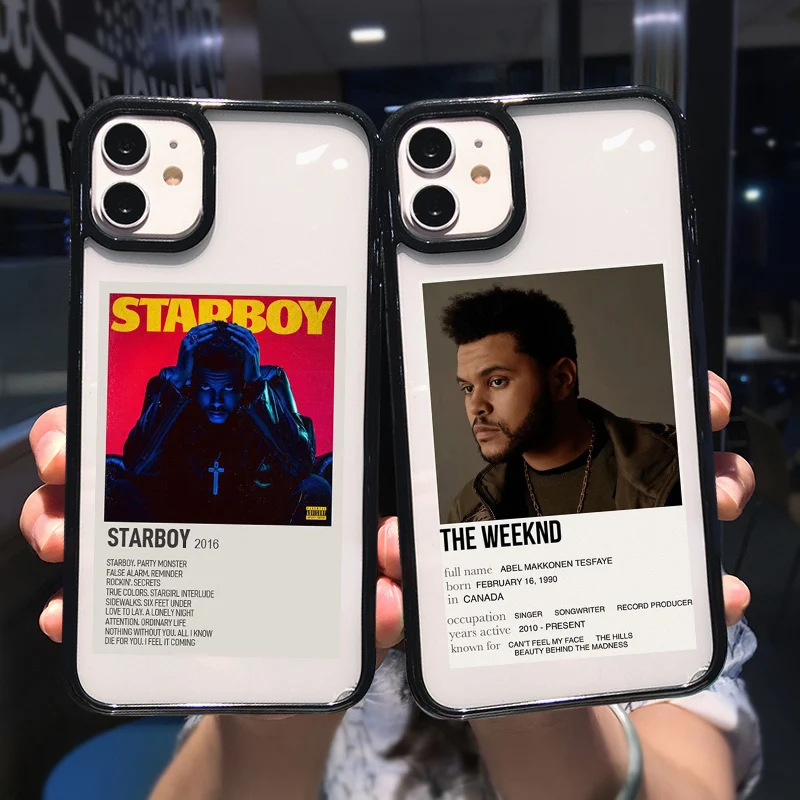 

Hot Rapper The Weeknd Minimalist Poster Phone Case For iPhone 13 14 Pro MAX 11 12 XS SE20 X XR 8 7Plus Shockproof Hard Cover Bag