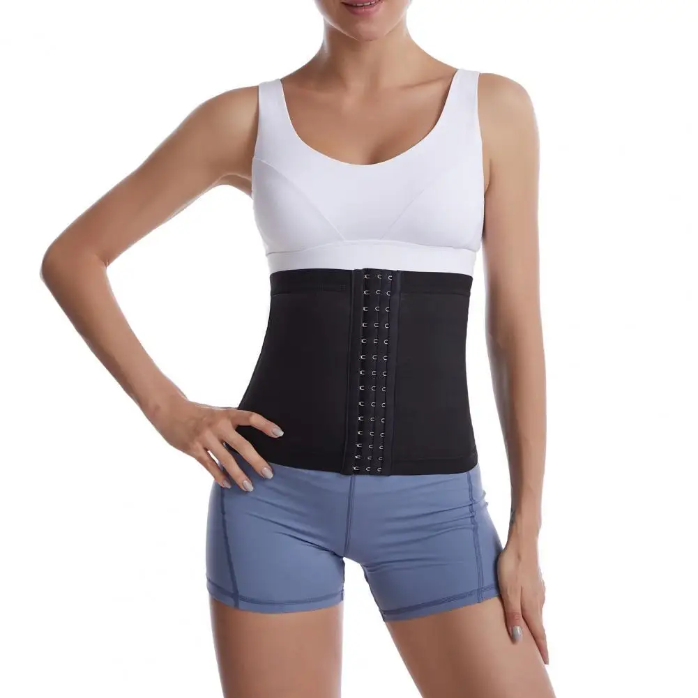 

Waist Trimmer Adjustable Heat-trapping Wide Application Sweat Tummy Workout Belt Stomach Wraps for Women Bodybuilding