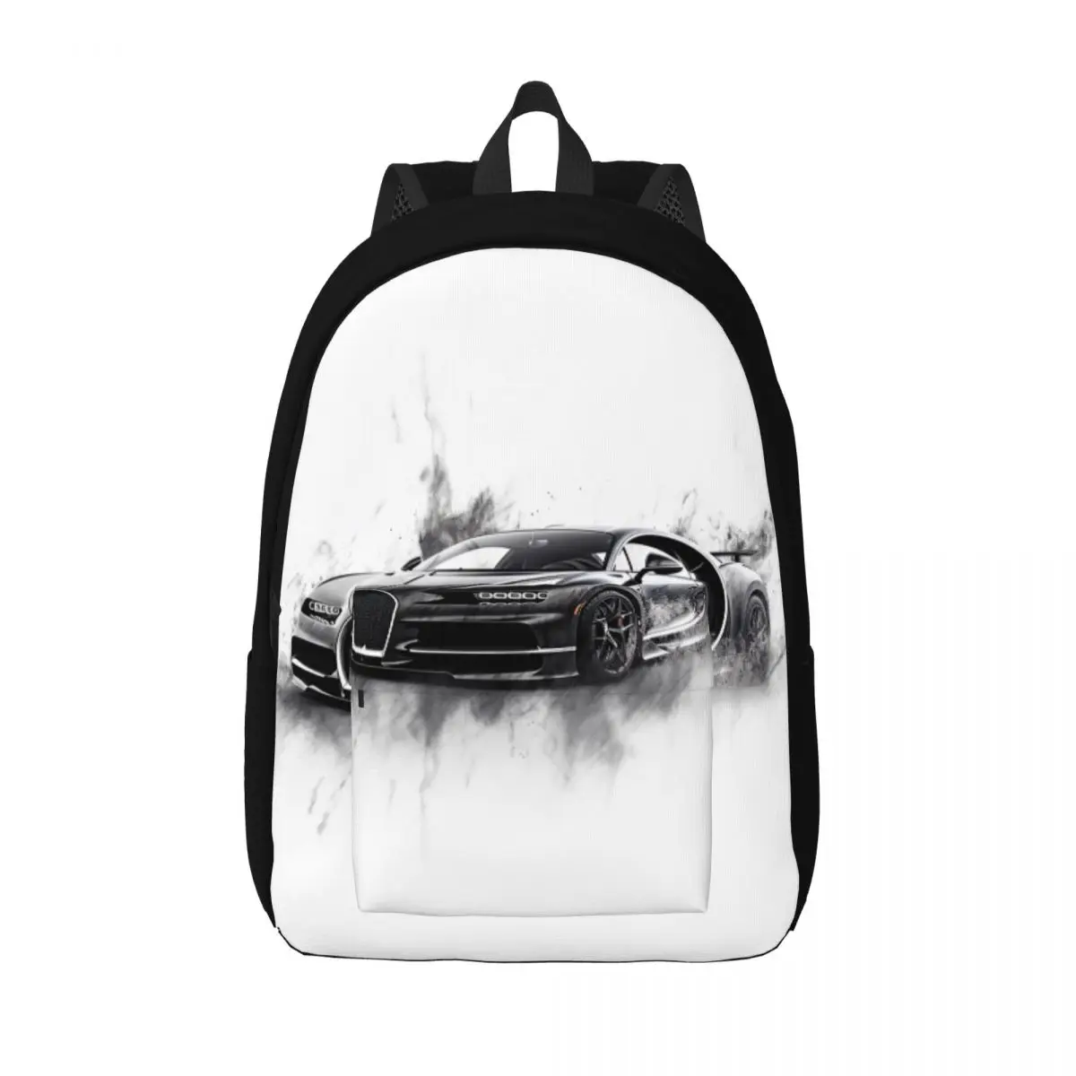 

Sports Car Canvas Backpacks Hyper Artistic Ink Drawing Picnic Soft Backpack Universal Bags