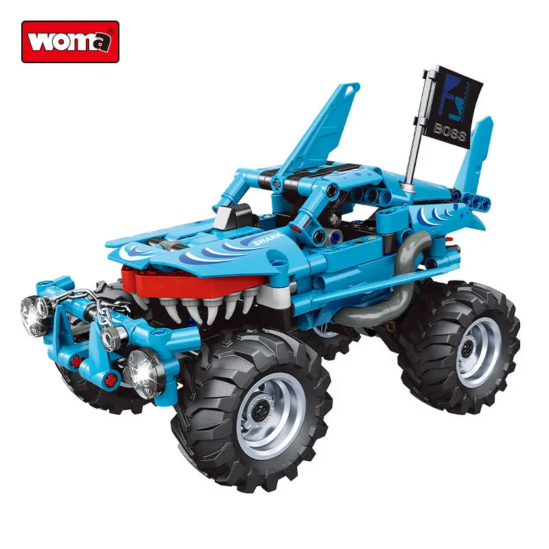 

WOMA C0910 Creative Educational SWAT Vehicle Toys STEM Building Blocks Bricks Assembly Games Gifts for Kids Adults