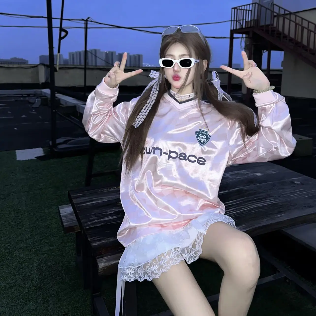 Gaganight женский свитшот со знаменитостями и ромбовидной сеткой контрастный с