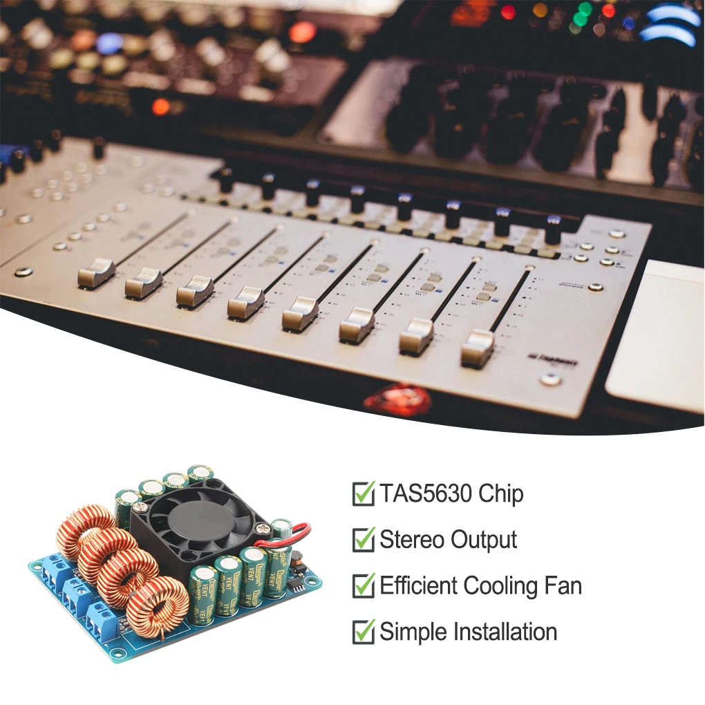 

TAS5630 Amplifier Board Dual-channel Replace Fitting High Power Amp Boards