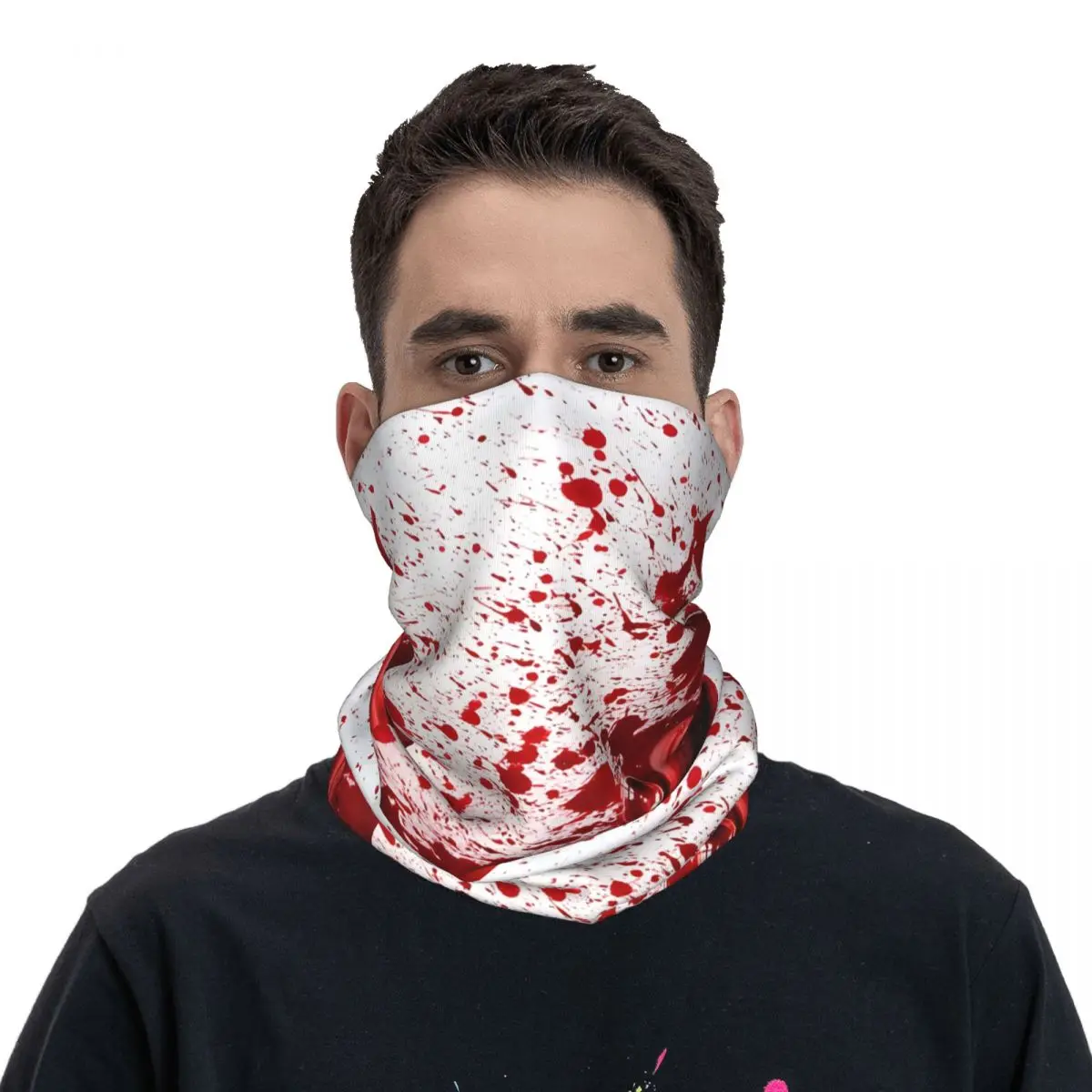 Бандана-брызг крови Шейная Обложка шарф унисекс для взрослых