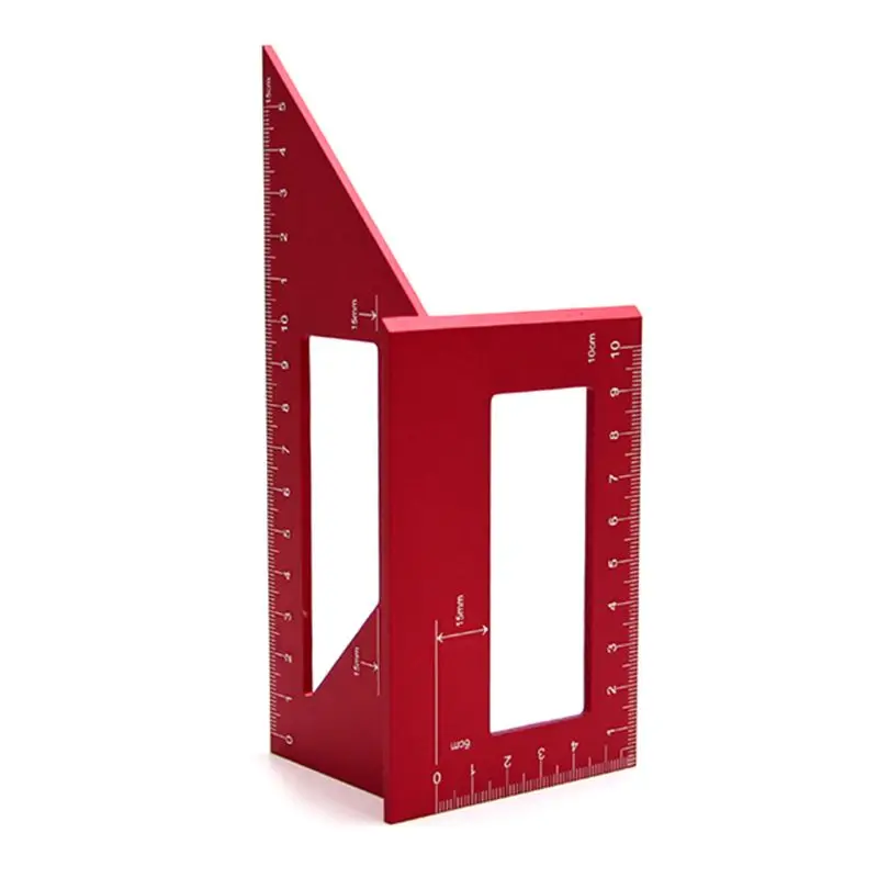 

Multifunctional Aluminum Alloy Woodworking Scriber for T Ruler 45/90 Degree Angl Dropship