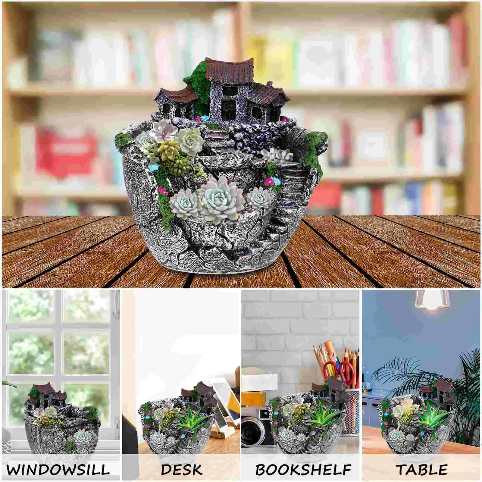 

Succulants Fairy Tale Garden Bonsai Decoration Flower Planting Container Flower Platter Pot Pot Flower Planter