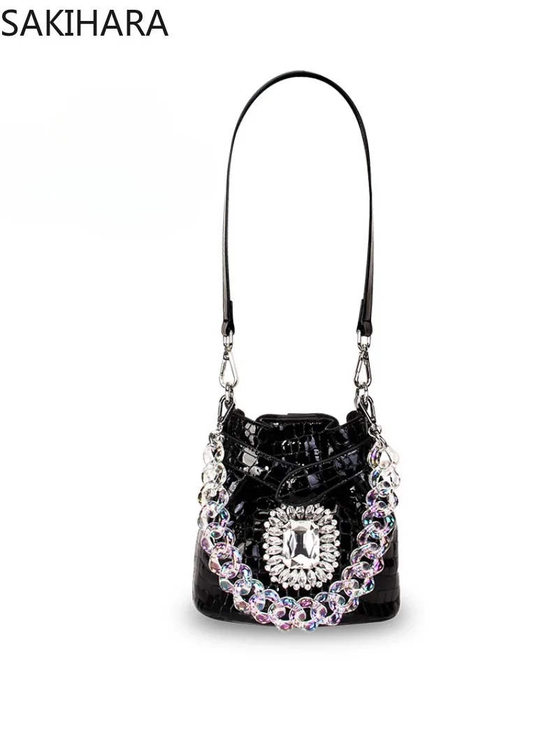 Сумка кросс-боди для женщин однотонная модная темпераментная винтажная Милая