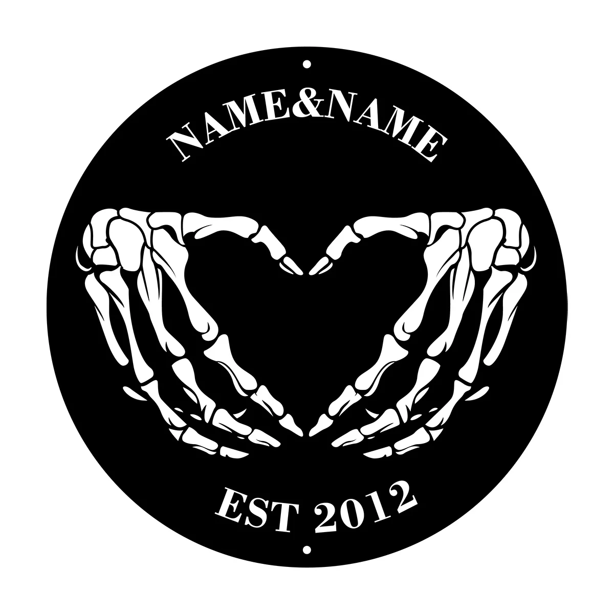 Металлическая вывеска на Хэллоуин заказ уличный декор знак в виде сердца с