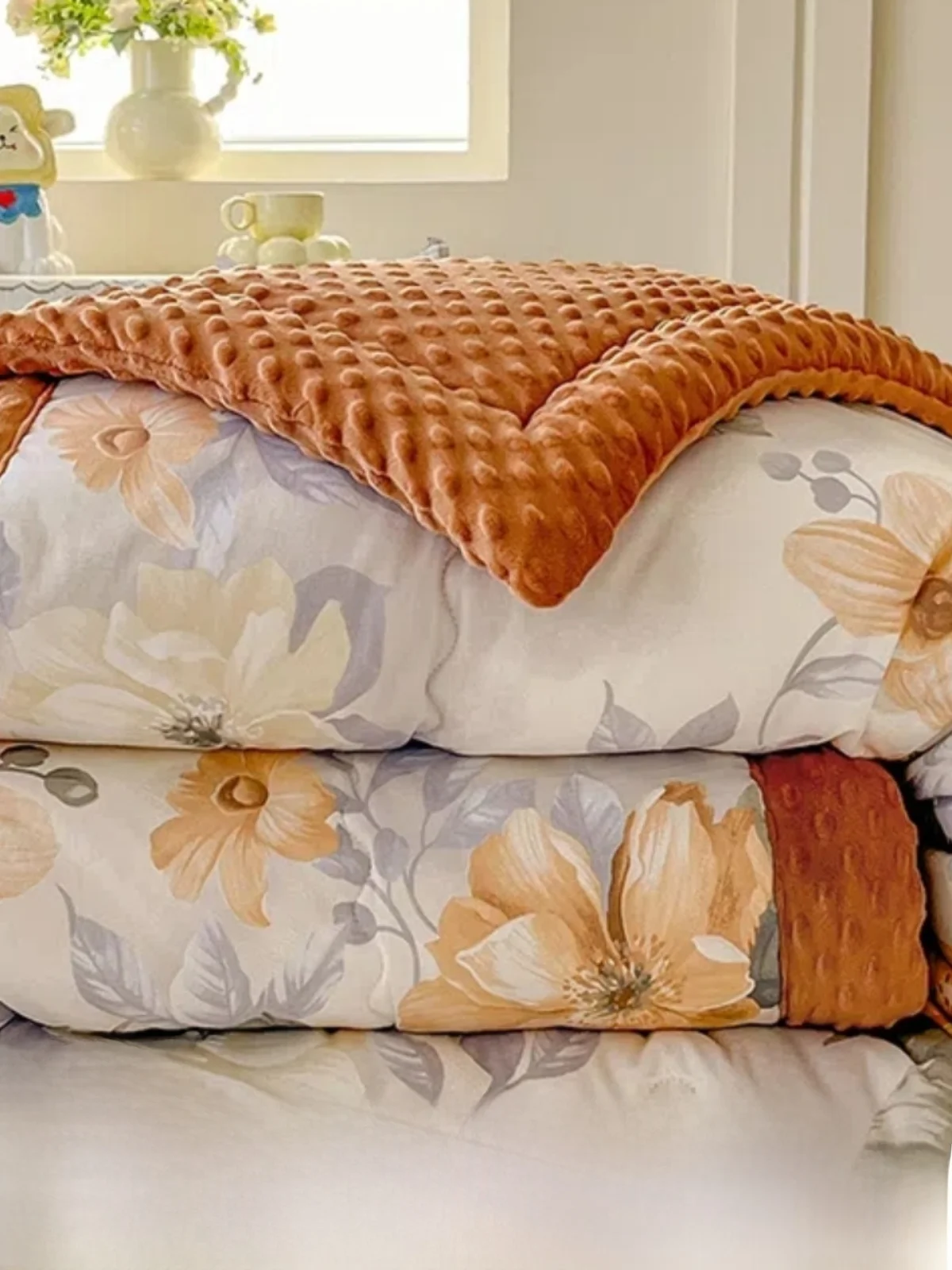 Хлопковое одеяло-бини класса А детское из чистого хлопка студенческое общежитие