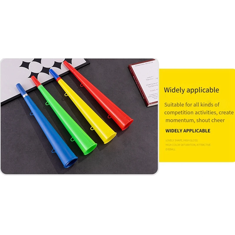 12 шт. рожок для стадиона футбольный вентилятор труба пластиковый спортивный