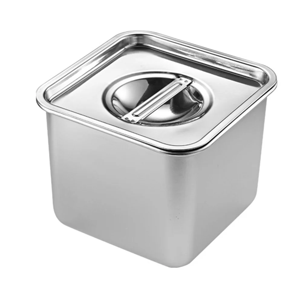 

Condiment Seasoning Jar Container Containers Storage Pot Sugar Box Salt Stainlesssteel Jars Lids Cruet Kitchen Pepper Metal
