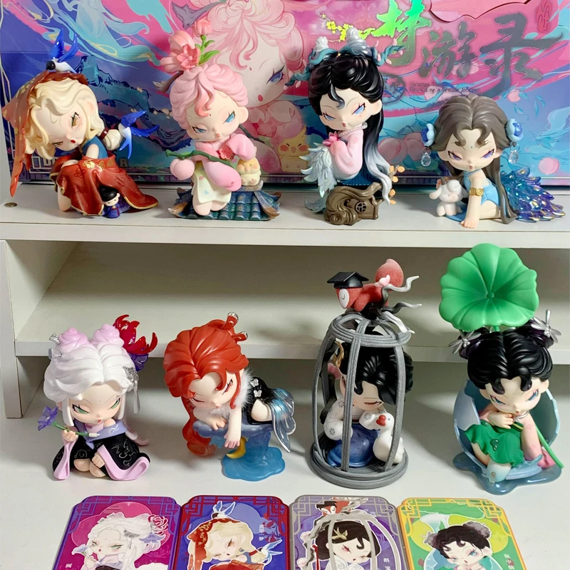 Фото Серия Blind Box Dodonami Night Wander: Фигурка-сюрприз DODO NAMI Record Of A Dream Journey, коллекционная кукла-украшение, подарок-сюрприз №2
