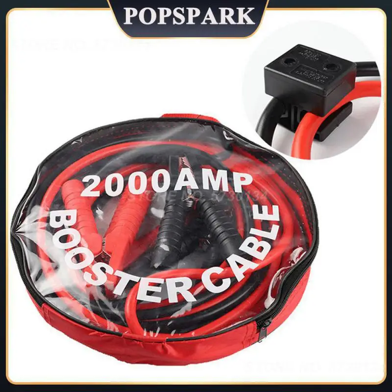

Универсальные прочные кабели, пусковые портативные усилительные кабели 2000 А для тяжелых автомобилей, фургонов, Аксессуары для автомобилей