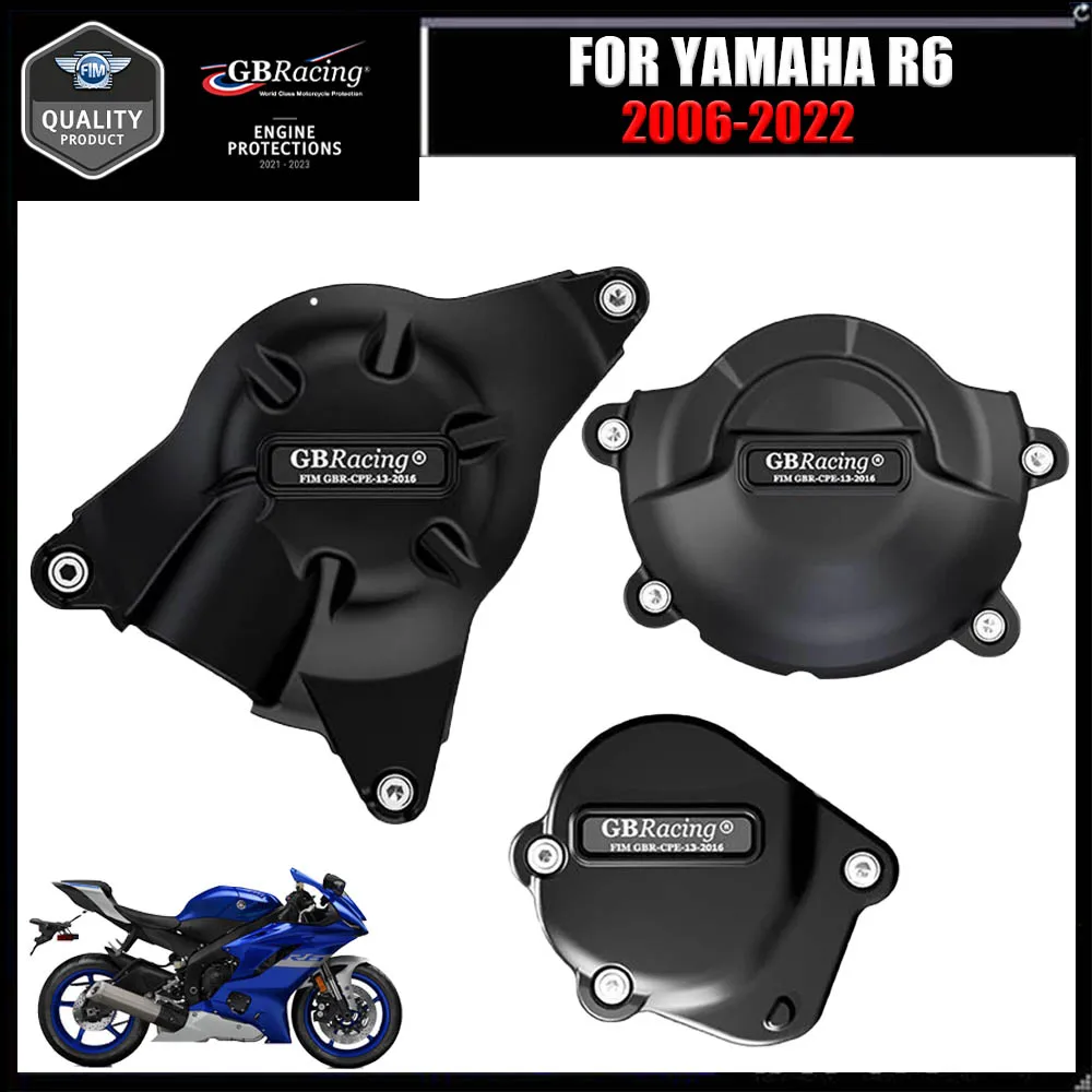 

Чехол для защиты двигателя мотоцикла, Чехол Для GB Racing для YAMAHA R6 2006-2021-2022 годов, Защитные чехлы для двигателя