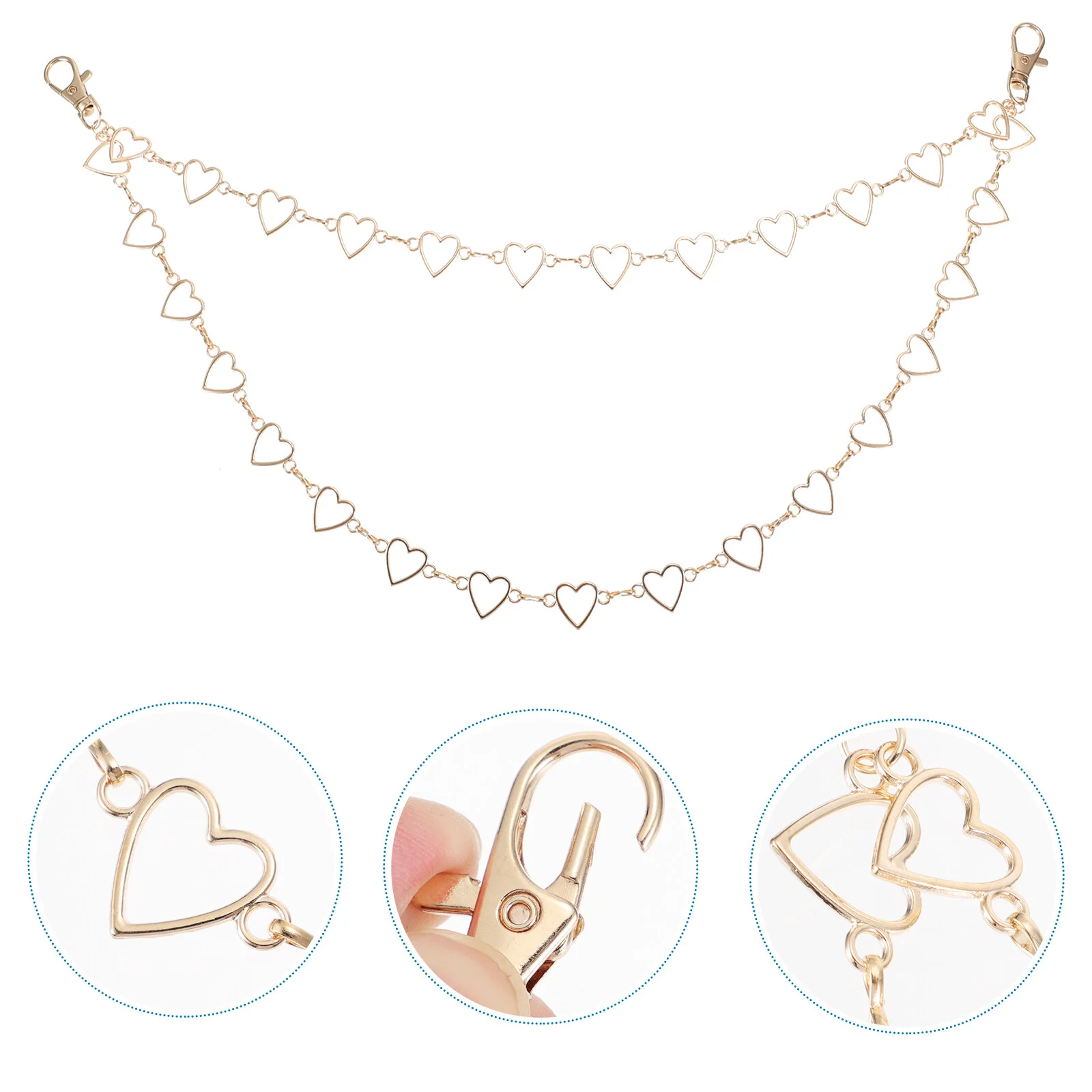 

Ювелирные изделия полые брюки цепи брюки аксессуары для одежды многослойный ремень карманы джинсы