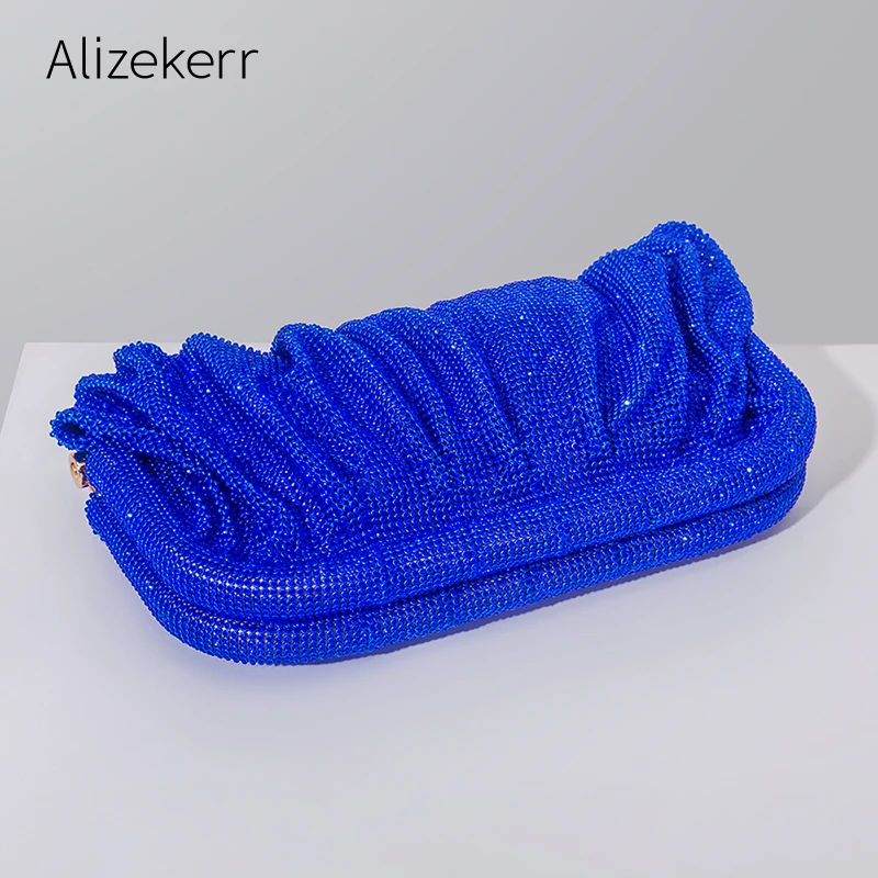 

Glittering Crystal Clasp Evening Bags Women Luxury Designer Boutique Wedding Bling Rhinestone Clutch Purse Chain Crossbody Bags