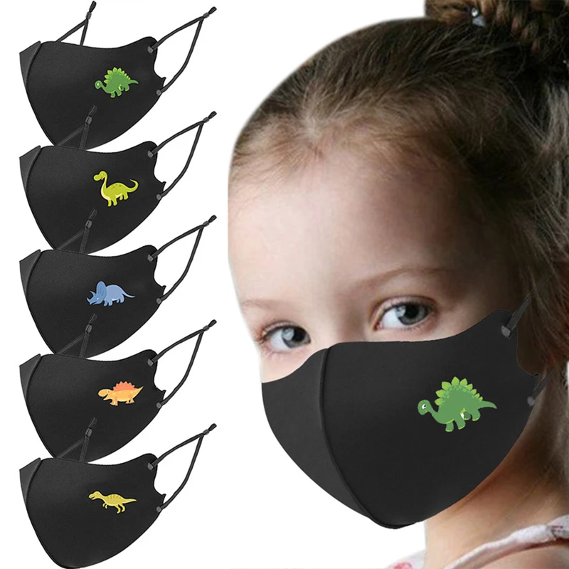 

5 шт., Детские разноцветные маски Pm2.5