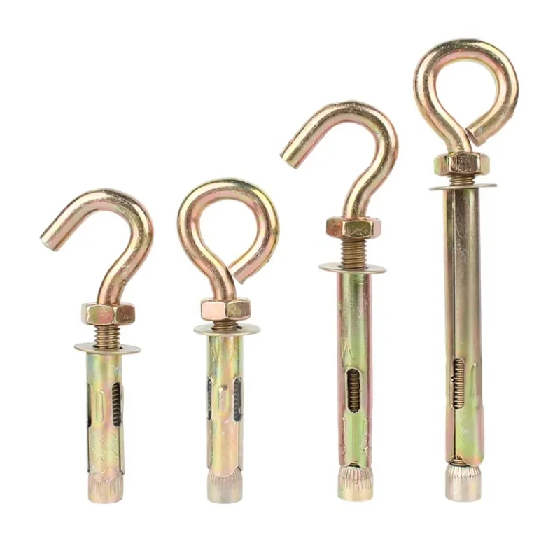 Фото Болт с ушком M6 M8 M10 M12 M16 из углеродистой стали с цинковым покрытием, анкерный крюк, распорный винт для водонагревателя №2