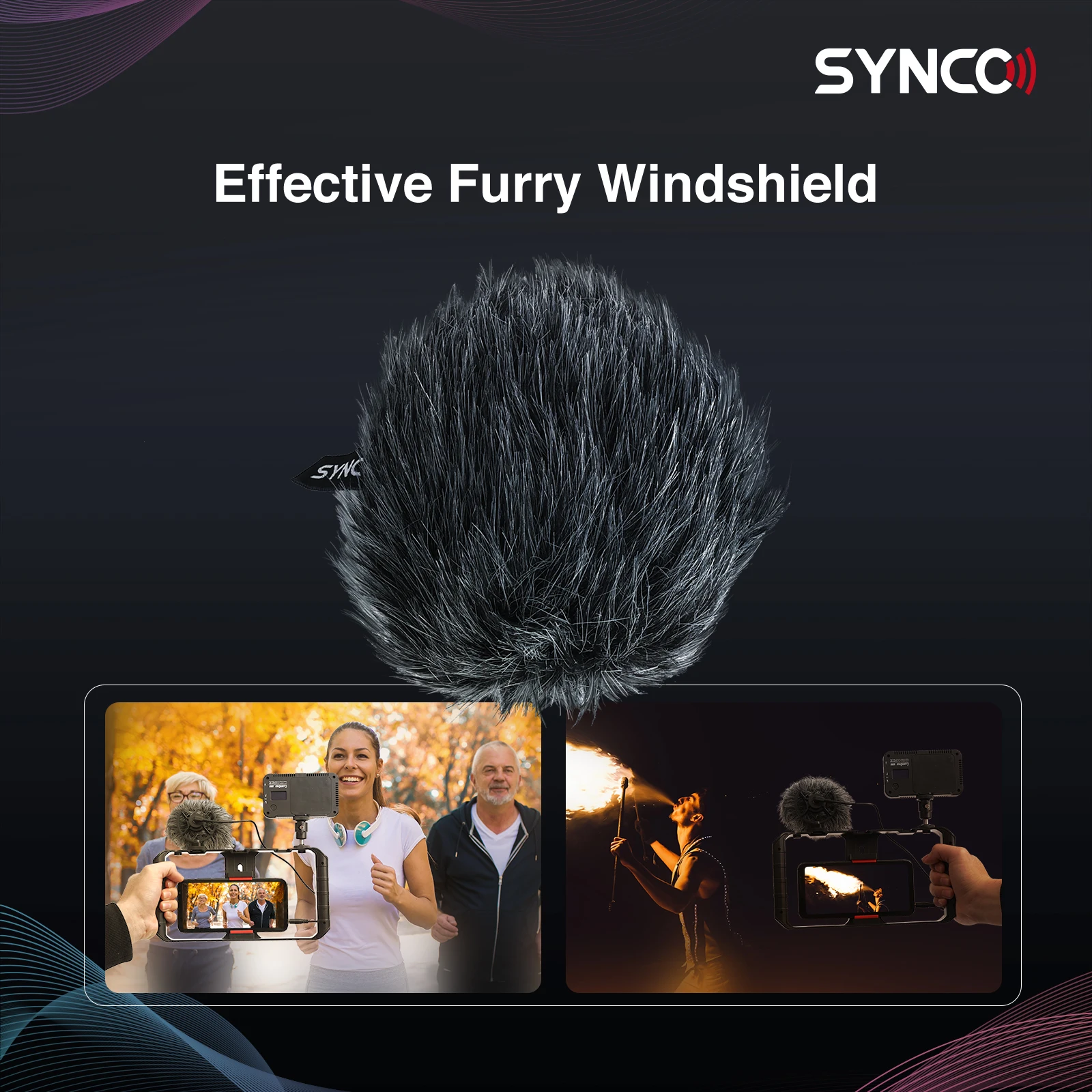 Микрофон Synco M1S кардиоидный дробовик для iPhone Android смартфона Canon Nikon Sony DSLR камеры