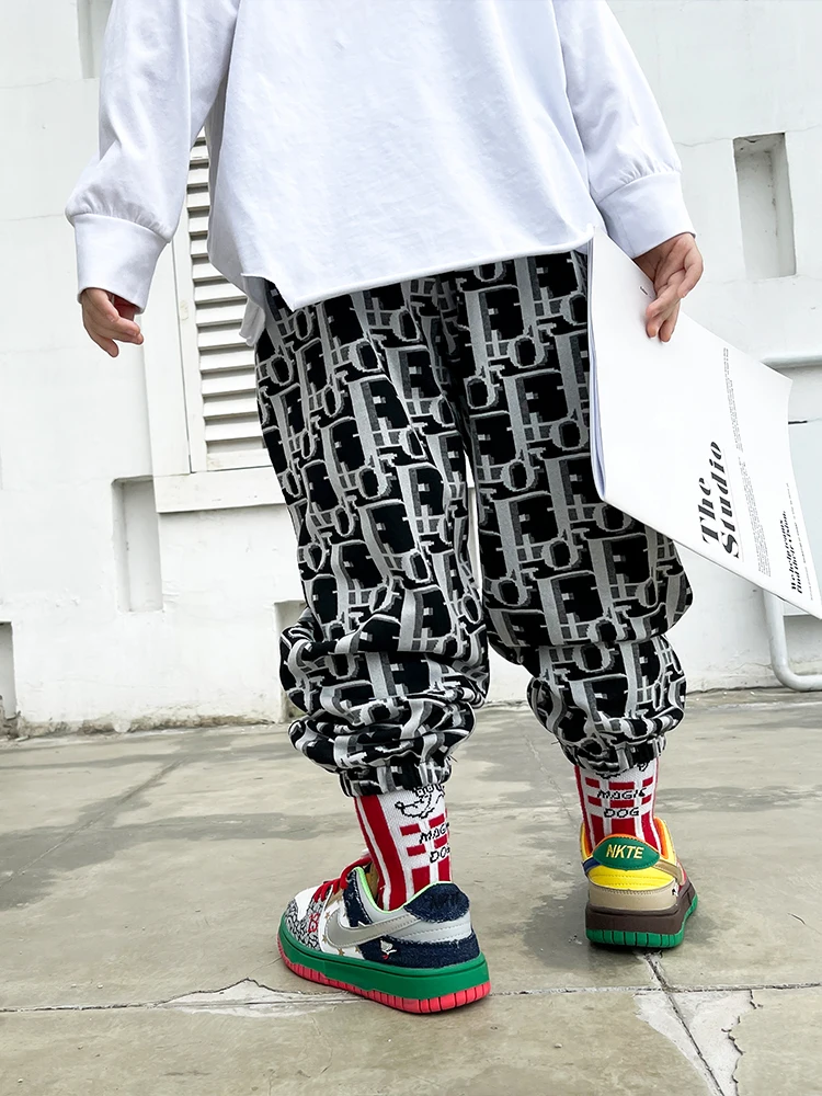 

Boys' pants spring and autumn new style foreign style children's leisure sports pants baby handsome girls' Harlan pants