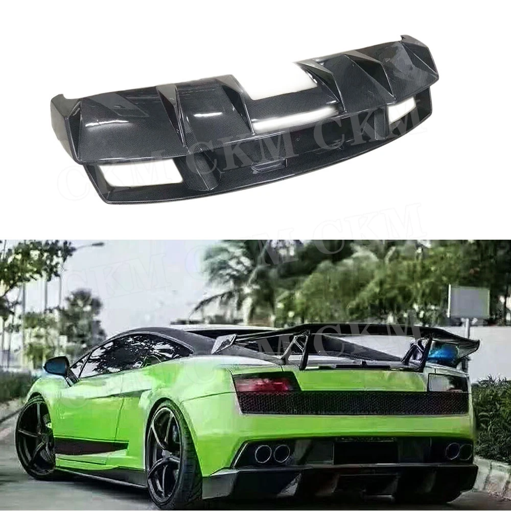 Автомобильный диффузор для заднего бампера Lamborghini LP550 LP560 LP570 2008-2014 FRP
