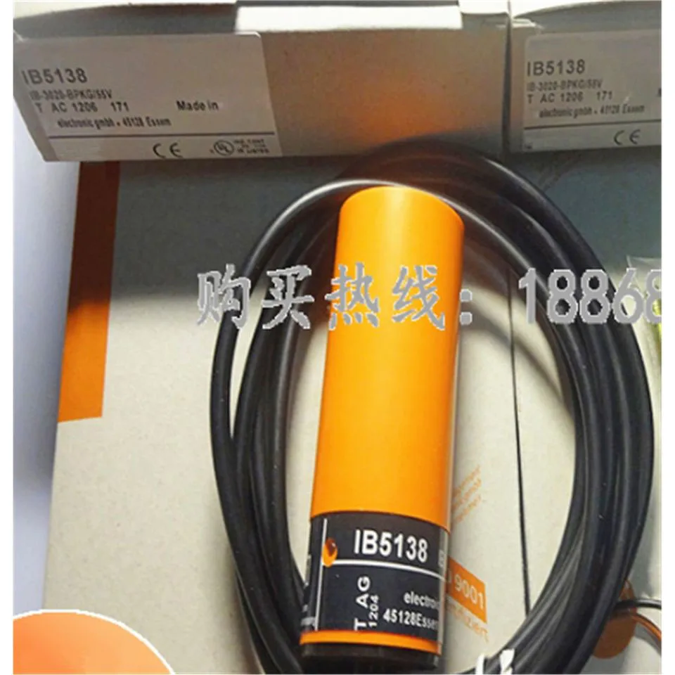 IB5138 Индуктивный переключатель с датчиком приближения Sensor M34, диапазон чувствительности 20 мм DC PNP, без IB-3020-BPKG/55V