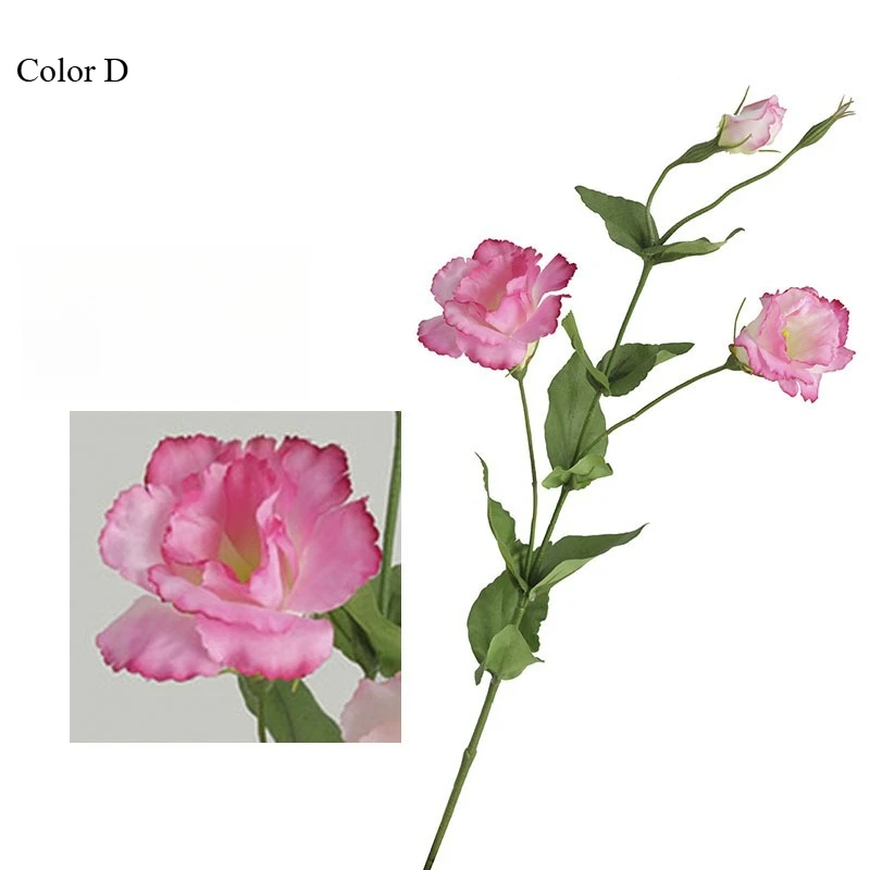 

Искусственные цветы эустомы шелк 80 см