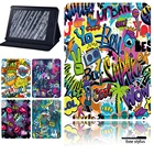 Чехол для планшета Kindle Paperwhite1 2 3 4 5Kindle 10th 2019 8th 2016 граффити тема искусства кожаный чехол 6 дюймов + Бесплатный стилус