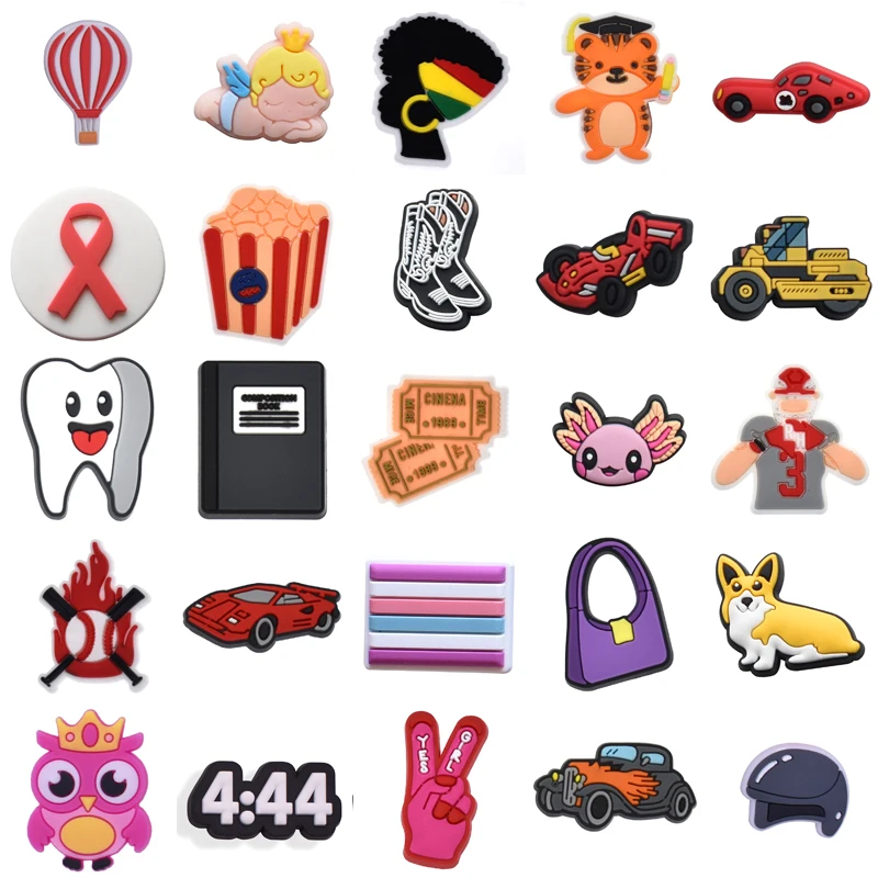 

Packs Wholesale Bulk Shoe Charms Set Jeans Para Pins Boy Women Charm Girl Decorations for Crocs Shoes Accessories Men Gifts Kids
