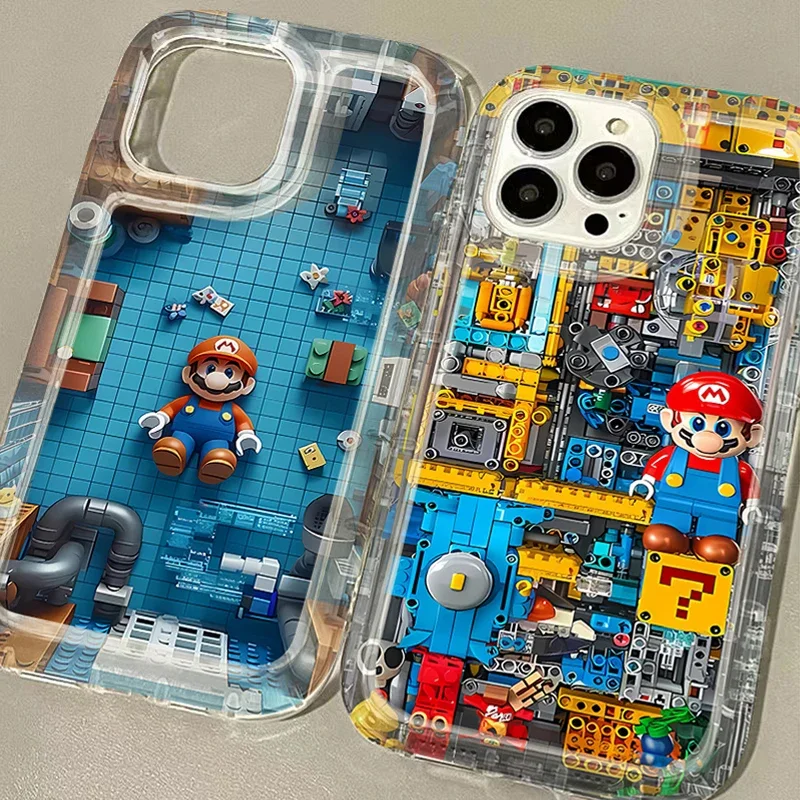 Anime Building M-Marios Phone Case for Xiaomi 13T 12T 14 13 12 Pro 10 11 Lite 5G NE POCO X6 X5 X4 GT X3 NFC F3 F4 F5 F6 M5S