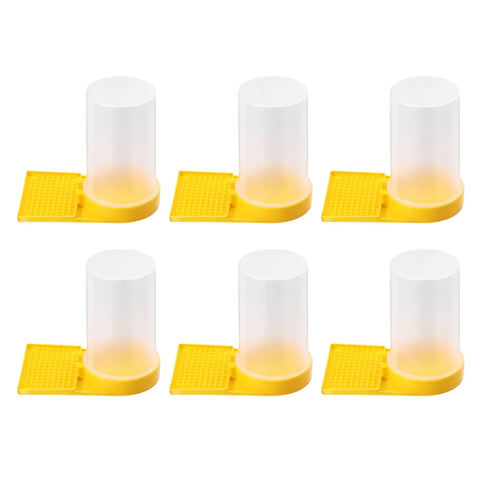 

6Pcs Professional Bee Feeder Hive Beekeeper Feeding Tool Beekeeping Water Storage Bottle