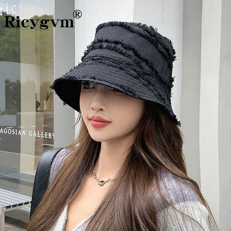 RICYGVM Корейская ретро солнцезащитная шляпа двусторонняя рыбацкая кепка