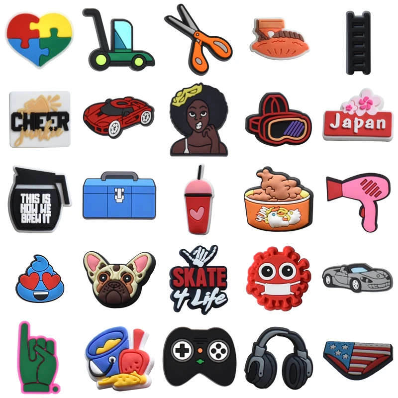 

Boy Wholesale Bulk Shoes Accessories Kids Women Charm Packs Gifts Set Jeans Shoe Charms Men Girl Decorations for Croc Para Pins