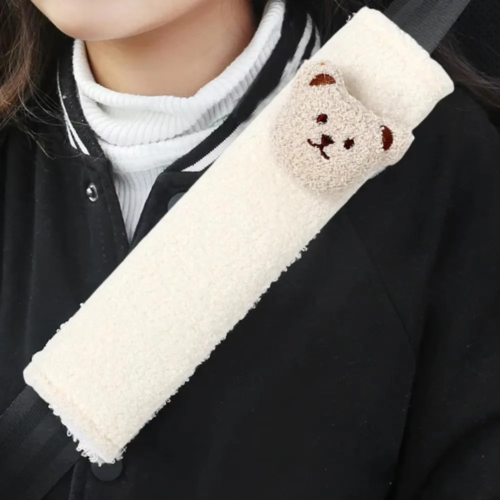 1 шт. мягкий чехол для ремня безопасности с мультяшным медведем