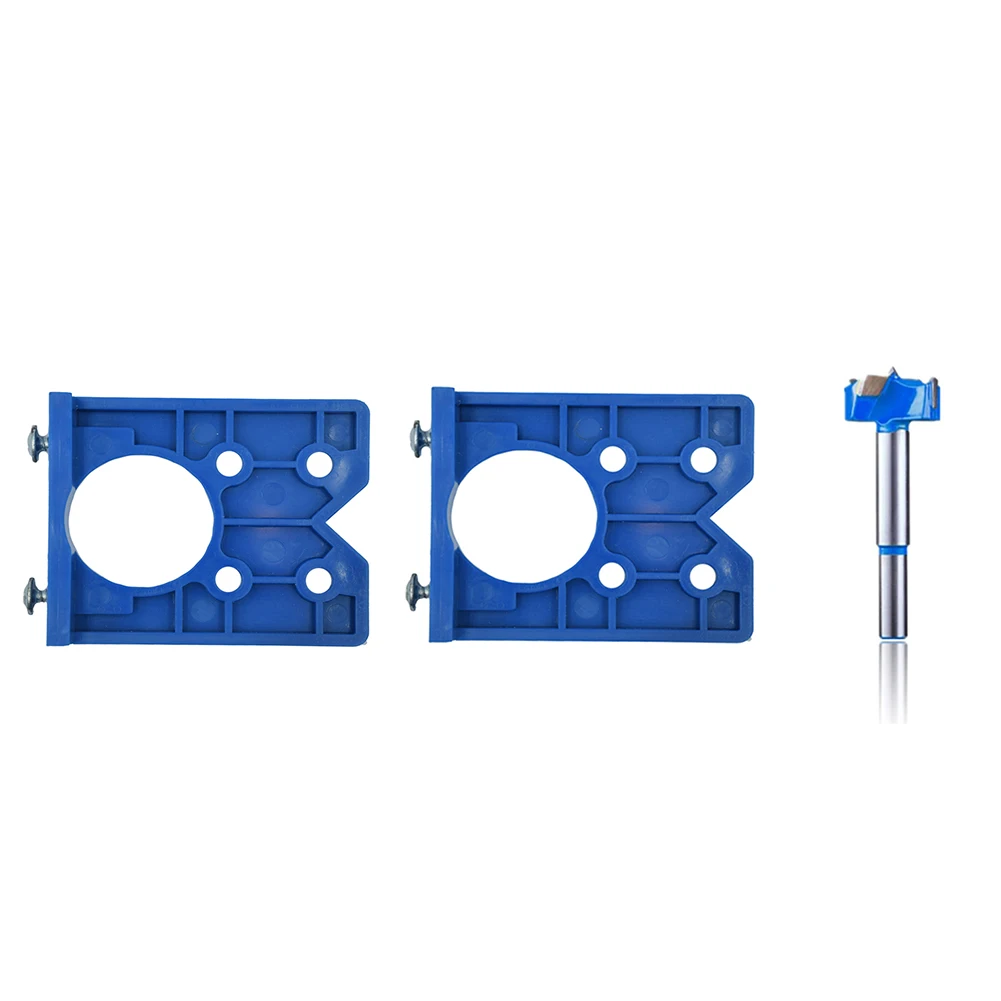 

Engineering Plastics Door Hole Puncher Positioner Template Hinge Boring Jig Drill Guide Carpentry Woodworking Accessories