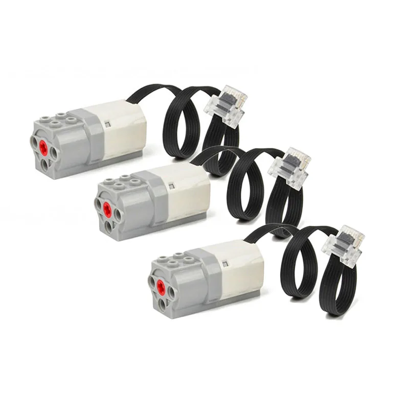 

Wholesale 10Pcs/Lot Power Functions WEDO 2.0 MEDIUM MOTOR Building Blocks Parts Fit for logoes EV3 45300 Classic robotics Toys