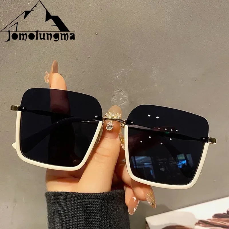 Шикарные новые женские солнцезащитные очки в большой оправе стиле ретро