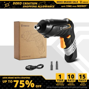 DEKO DKCS3.6O1 аккумуляторная электрическая отвертка с перезаряжаемой батареей