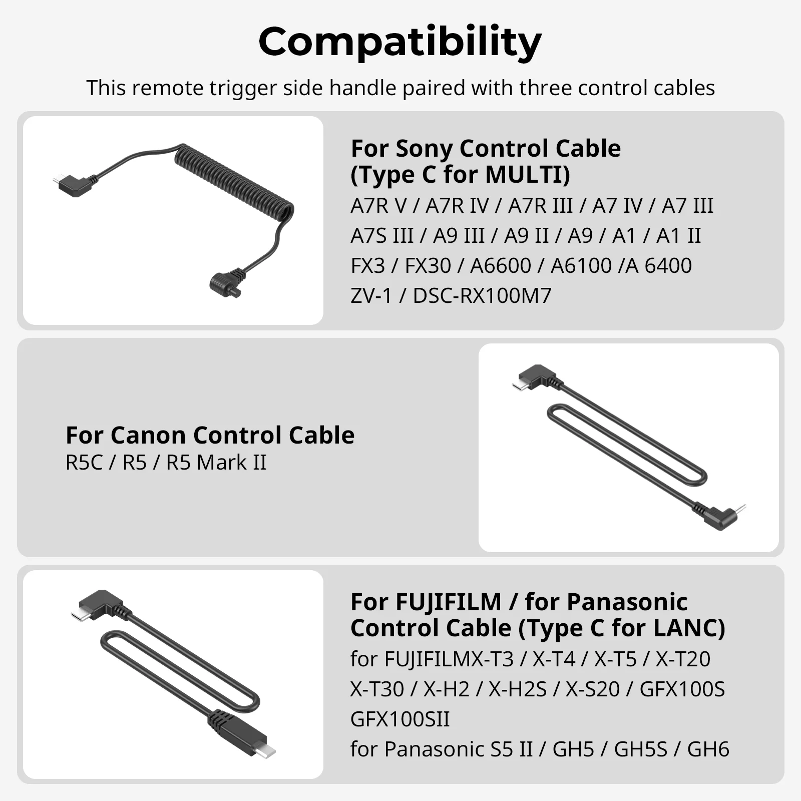 Фото Боковая рукоятка SmallRig с триггером Rec для Sony A7R V/A7R III/A7 IV/A7S III/FX3/FX30/A6600/A6400, для Canon, для FUJIFILM -4928 №4