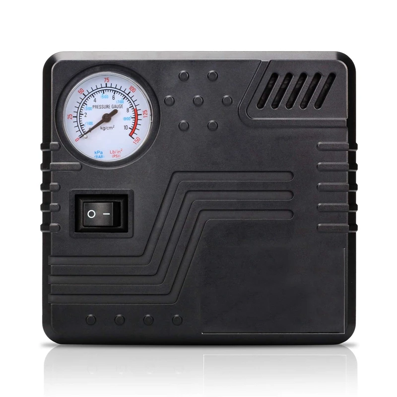 

3X Portable Air Compressor Pump 150 Psi-Dc 12V Auto Tire Inflator Gauge Car Pump With Analog Display,Te-0D