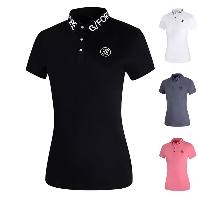 

Новинка лета 2023, одежда для гольфа, женская футболка с коротким рукавом, Высококачественная Спортивная дышащая быстросохнущая рубашка