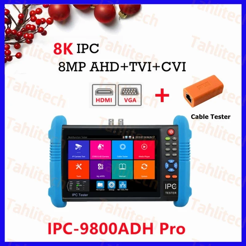 

Тестер IP-камер TahLiTech IPC 9800 Pro