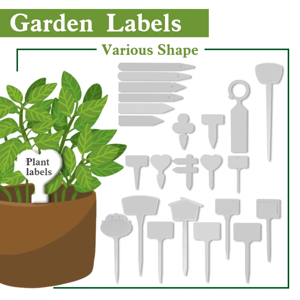 Anti Uv Waterproof Re-usable Stakes Sign For Flowers