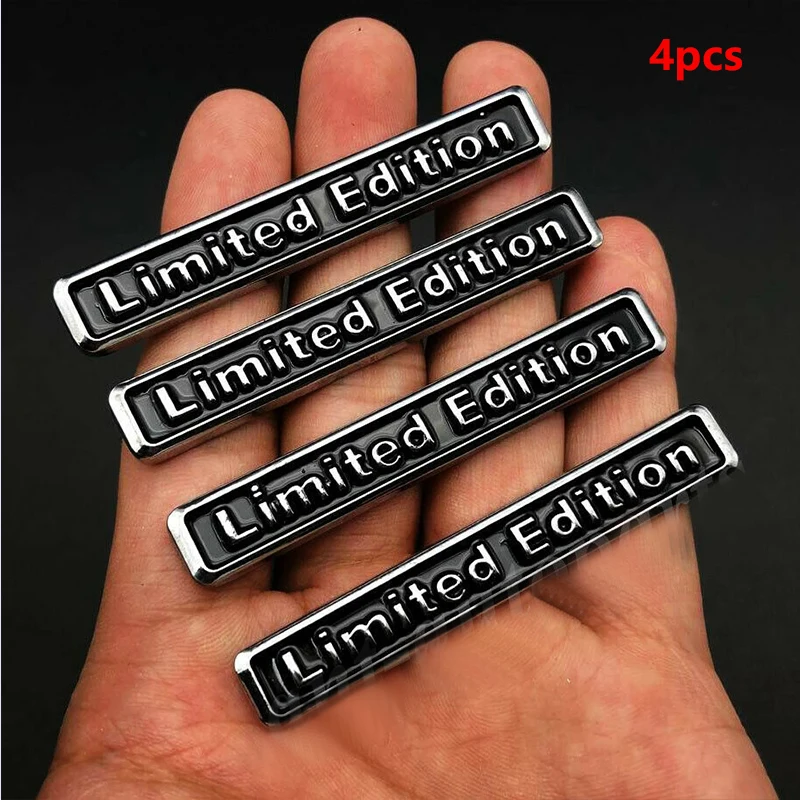 

4pcs Metal Limited Edition Car Sticker motorcycle stickers Badge Decal Emblem for Ford JEEP Audi Honda