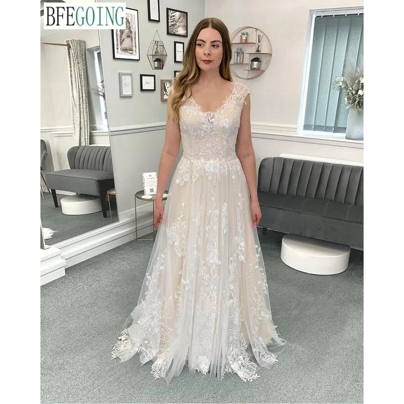 

Кружевная многослойная юбка из тюля с аппликацией, а-силуэт, свадебные платья со шлейфом в пол по индивидуальному заказу, платья невесты без...