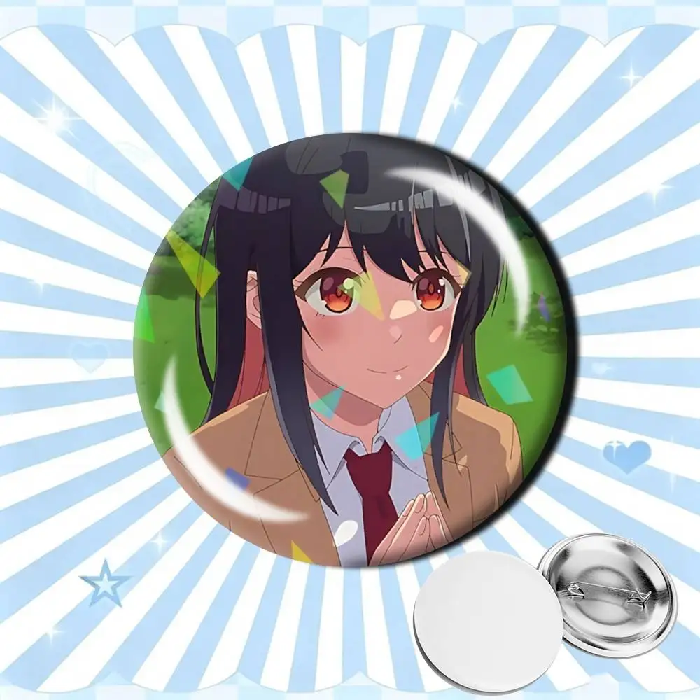 Официальные круглые броши Mayonaka Heart Tune с возможностью индивидуализации, персонализированные значки с дизайном разбитого стекла, модный аксессуар (art.: 3920dbcbaa4f2) - 3920dbcbaa4f2