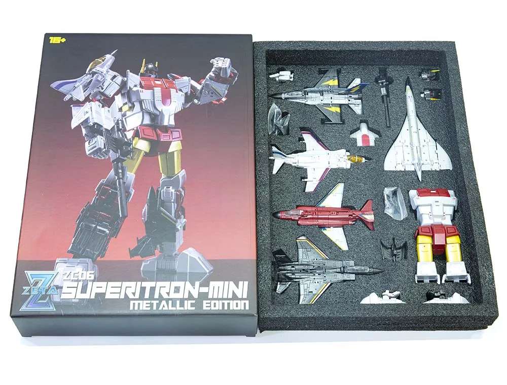 

New Transformation Toys ZETA TOYS Superion ZC-06 Downthrust Skystrike Sliver Arrow Fly Fire Catpult Action Figure toy in stock