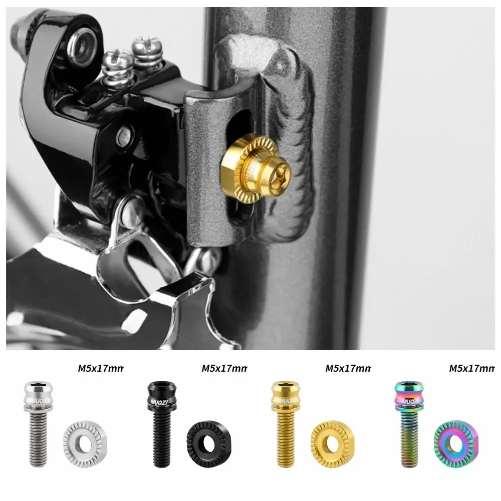 Титановый сплав крепежный винт для переднего колеса велосипеда полумесяц шайба